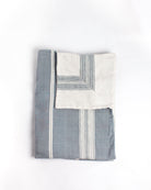 Blue Reversible Natural Baby Blanket