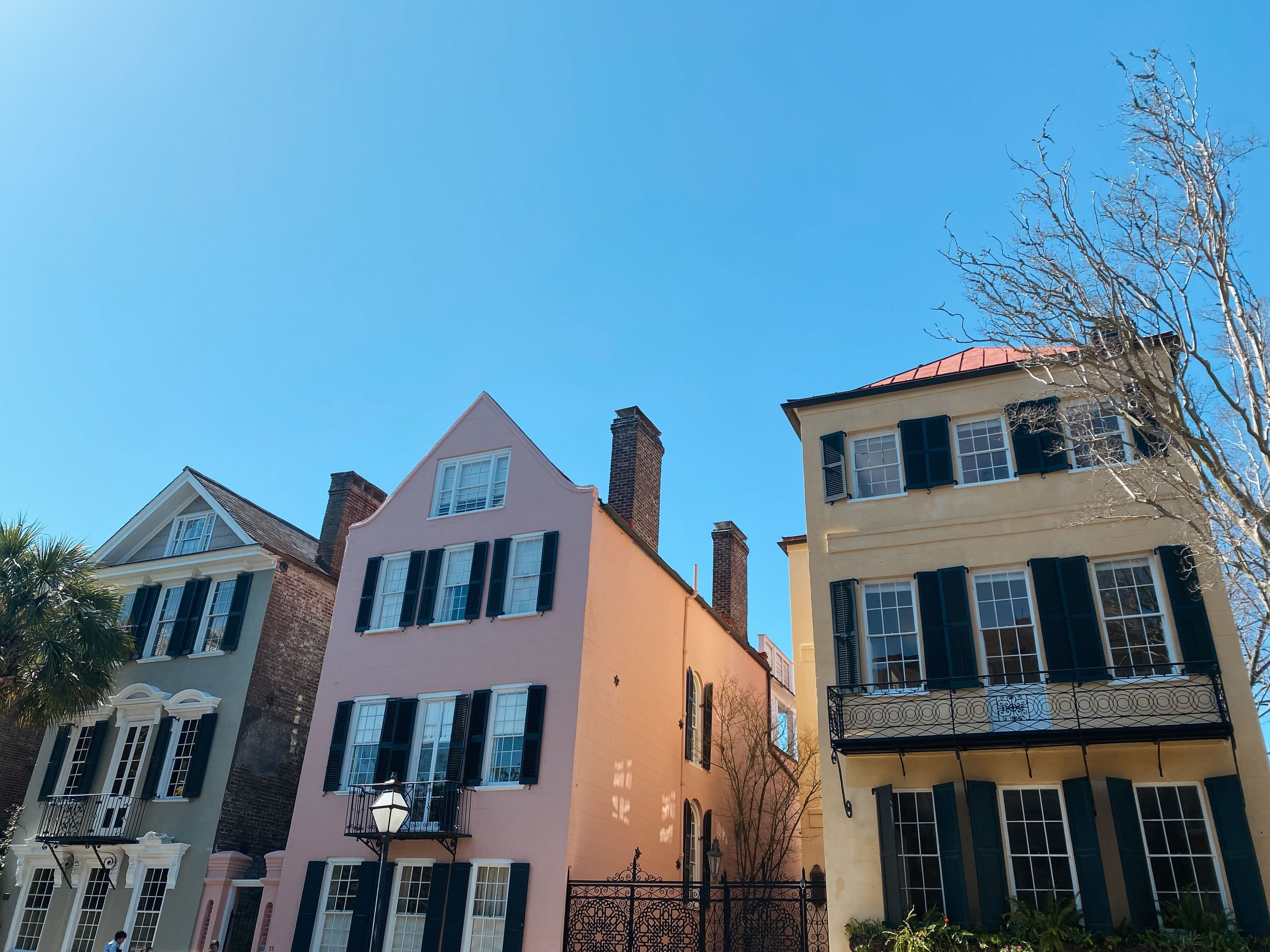 Charleston Family Travel Colored Houses Historic Homes