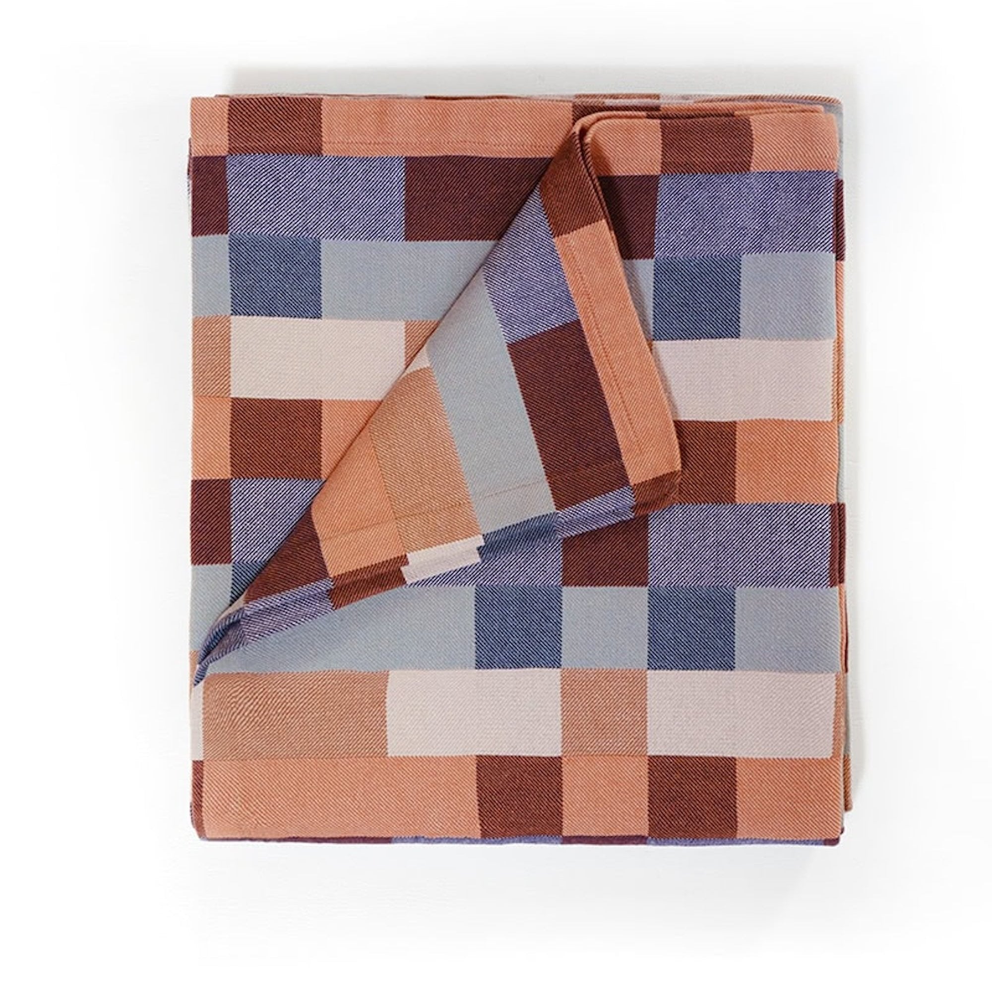 Colorful Checkered Bed Blanket Throw King