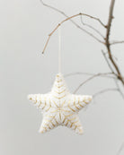 Gold Star Felt Ornament