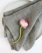 Green Chambray Linen Napkin