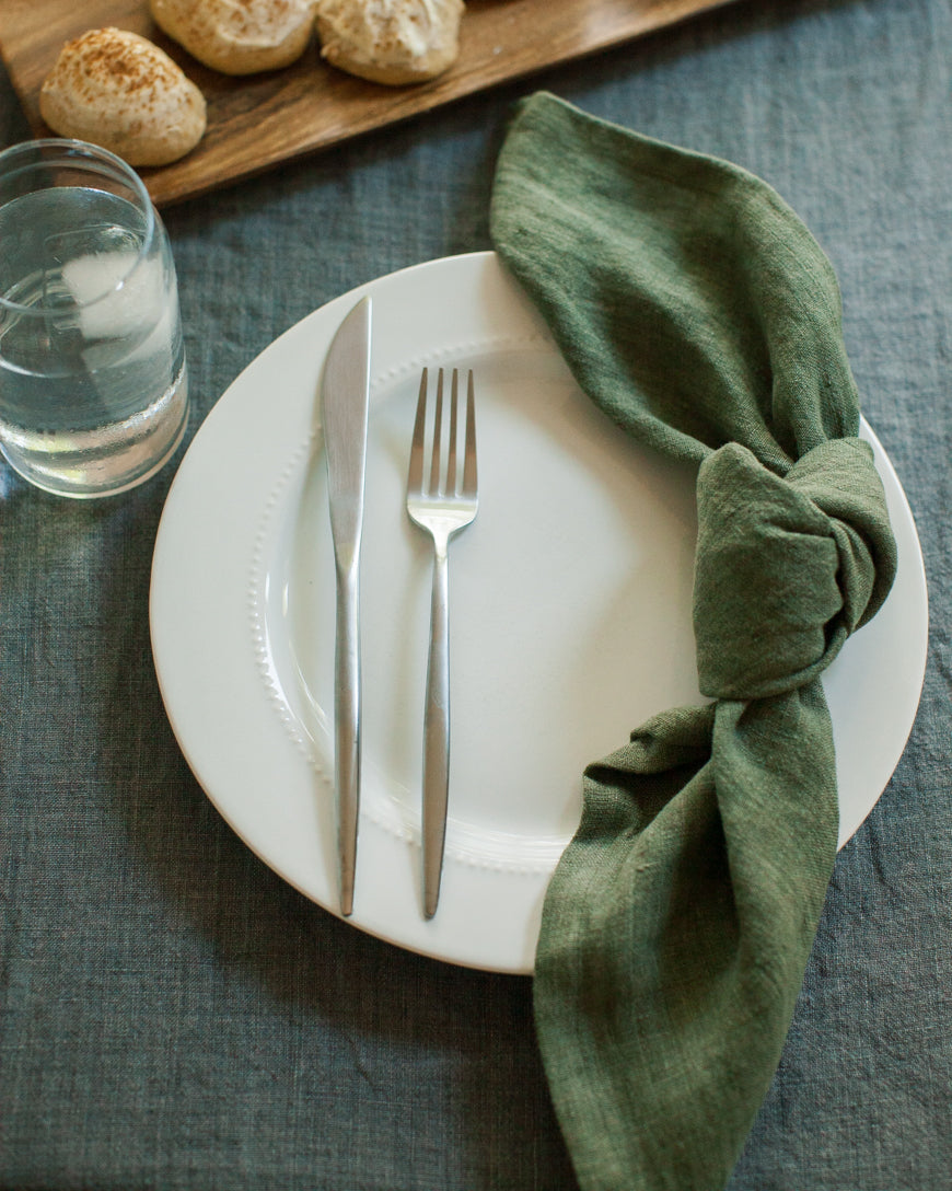 Green Linen Napkin