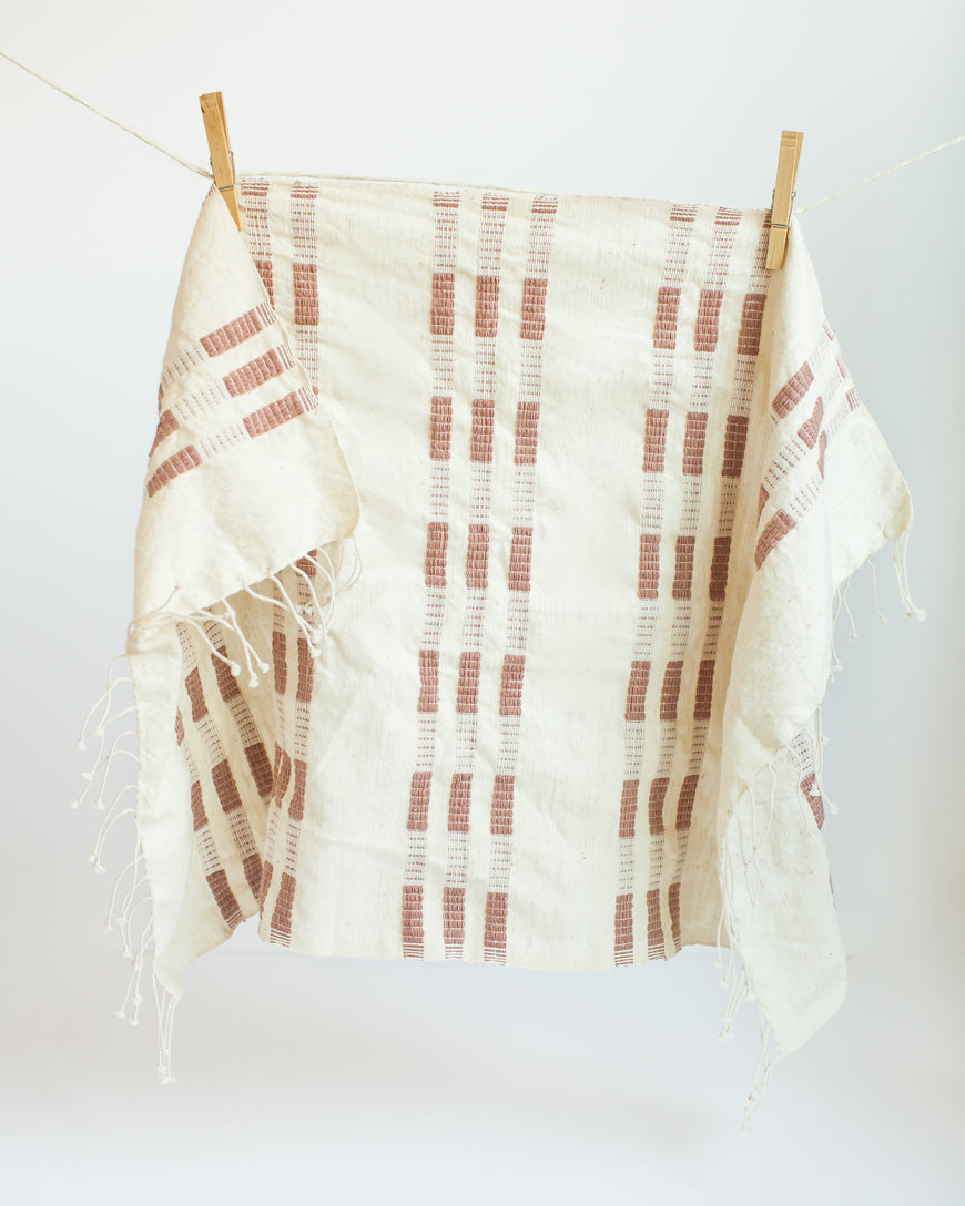 Handwoven Natural Clay Tea Towel