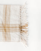 Handwoven Natural Yellow Hatch Kitchen Towel