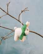 Holiday Bunny Felt Ornament