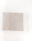 Light Grey Color Blocked Cotton Dinner Napkin