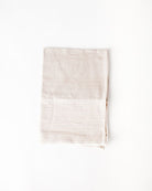 Light Grey White Color Blocked Cotton Dinner Napkin