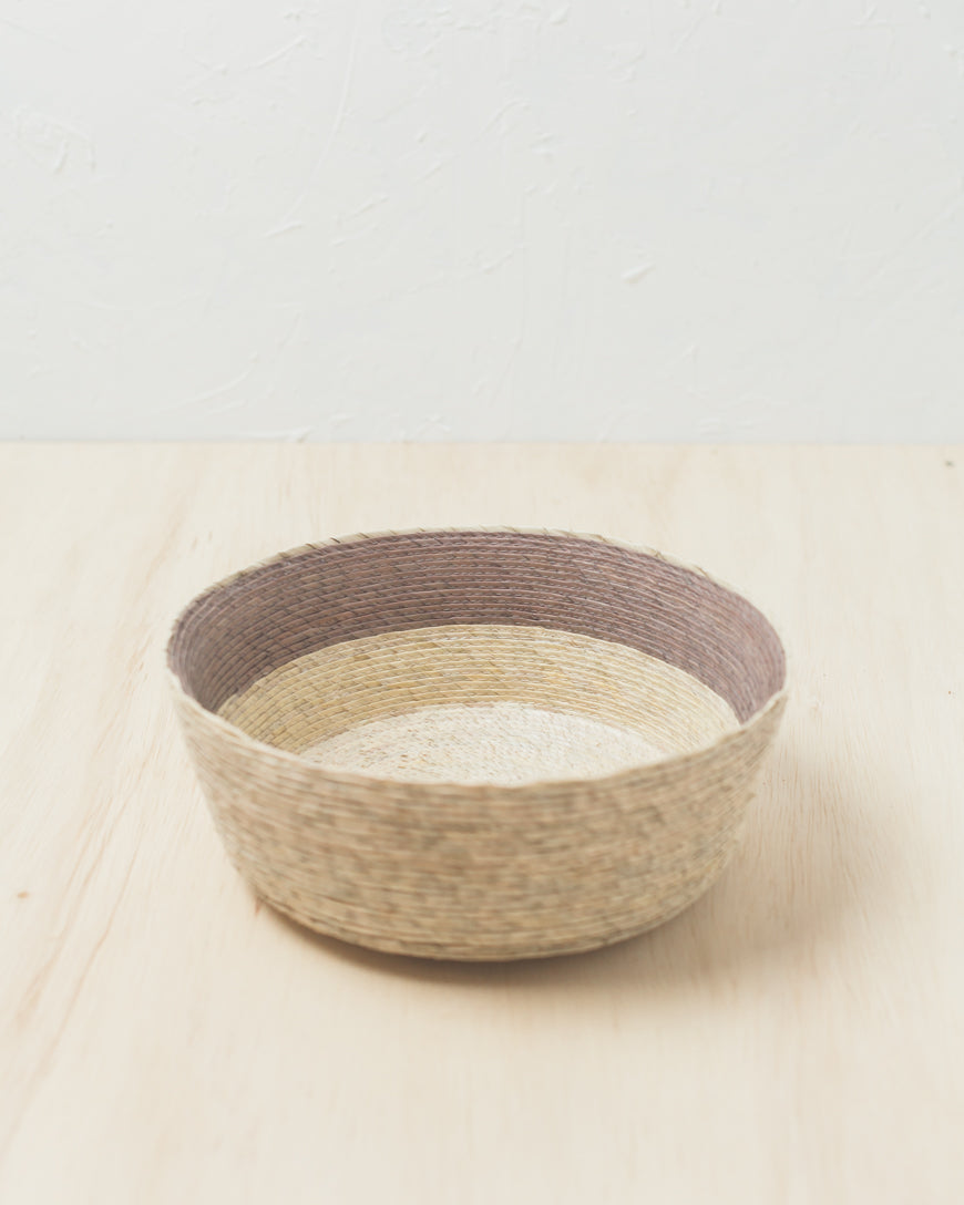 Natural Catchall Basket Grey