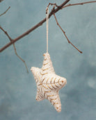 Natural Star Felt Ornament