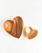 Small Wood Heart Bowl