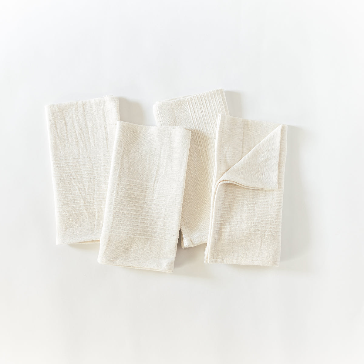 White Stripe Cotton Napkins