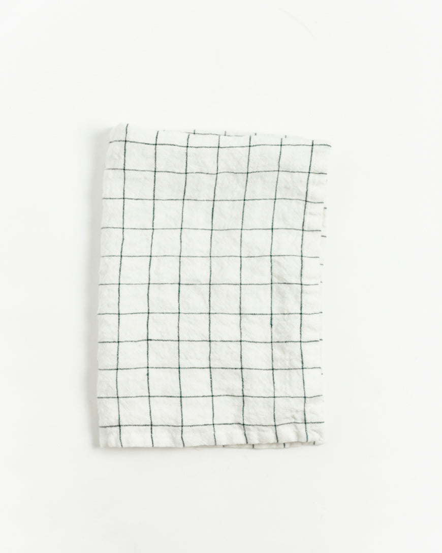 Windowpane Linen Kitchen Tea Towel